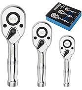 DISEN 3-Piece Stubby Ratchet Set – 1/4