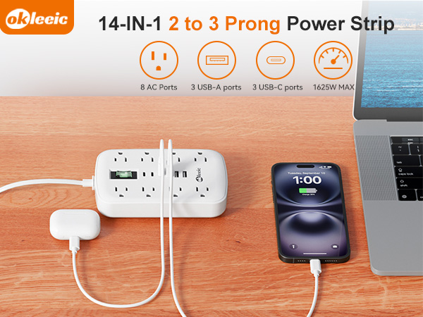 3 prong to 2 prong adapter