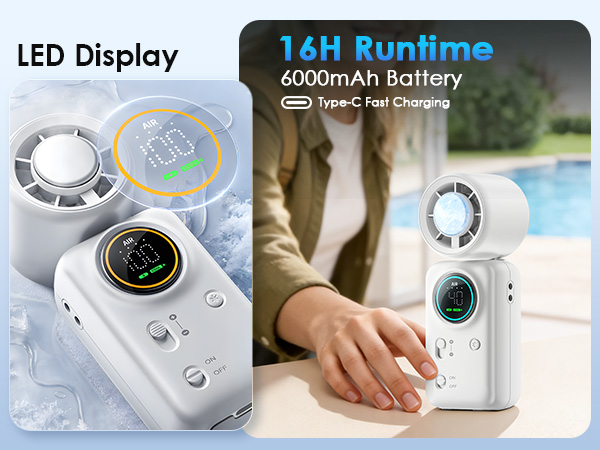 the LED display keeps you informed of the current speed and battery level at a glance