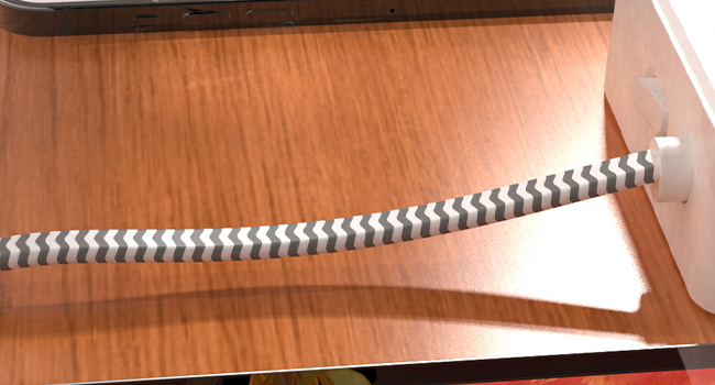 2 Prong Power Strip, WRXDMC 2 Prong to 3 Prong Outlet Adapter