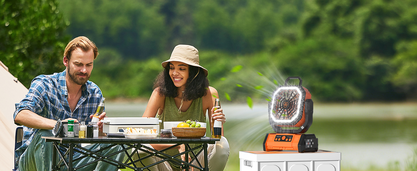 portable fan rechargeable