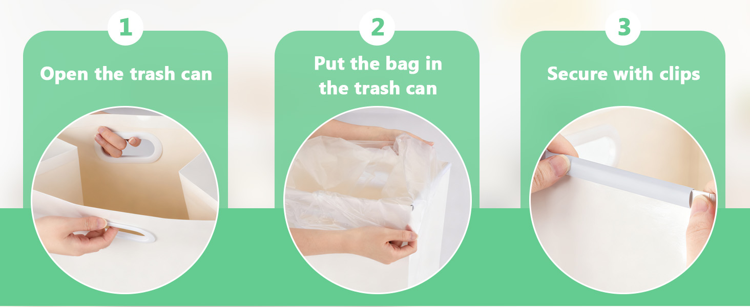 13 Gallon Disposable Trash Cans