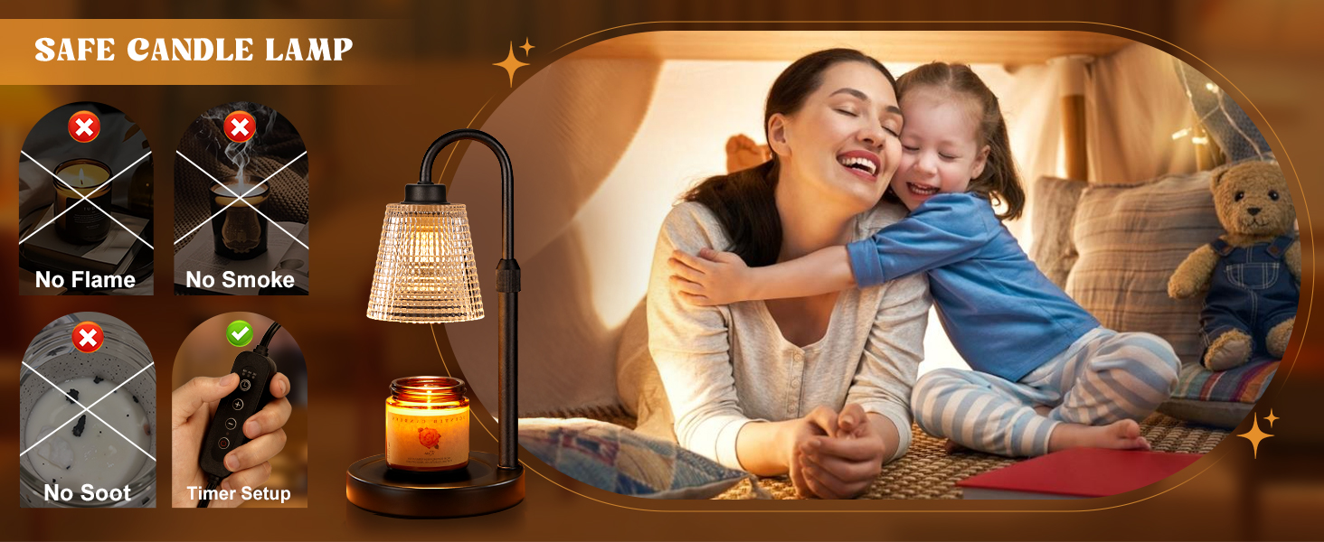 safe candle lamp