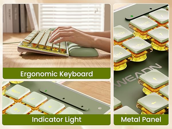 keyboard and mouse wrist rest set