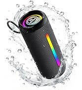 Portable Bluetooth Speaker, IPX7 Waterproof Wireless Speaker, 30W Loud Stereo Sound with Deep Bas...