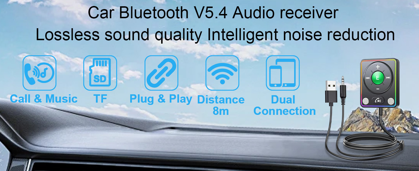 Bluetooth AUX car adapter 
