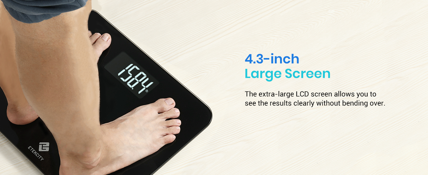 4.3-inch large screen