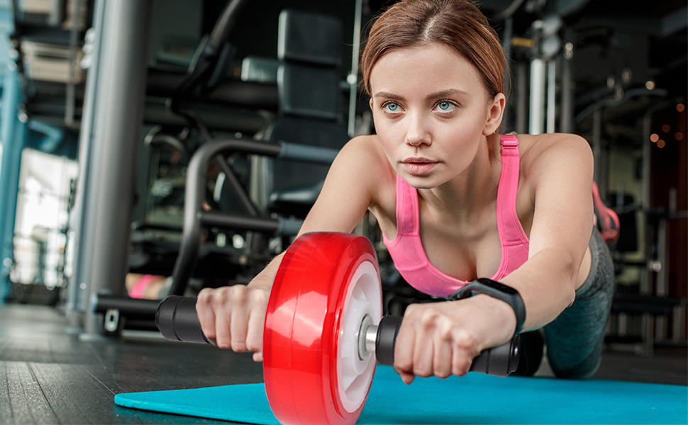 Ab Roller Wheel, Ab Workout Equipment for Difficult Abdominal &amp; Core Strength Training