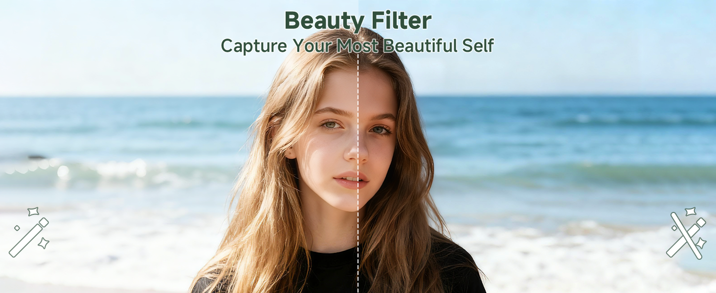 beauty face function camera