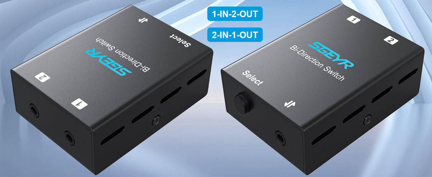  audio switch 2 in 1 out 
