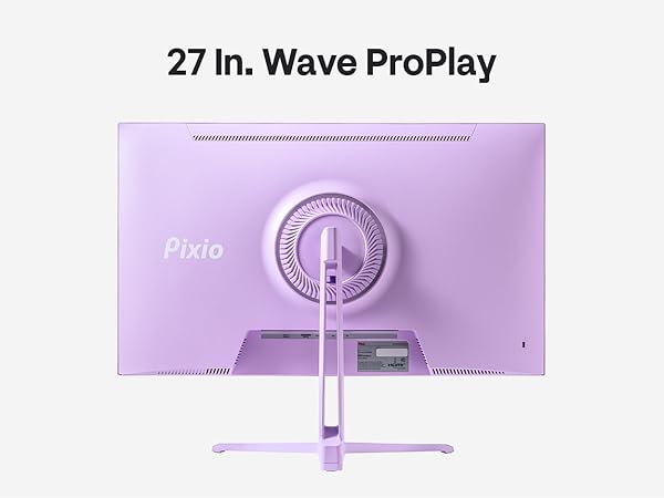 Pixio PX279 Wave Purple 27 inch 240Hz Refresh Rate FHD 1080p Resolution Fast IPS Panel 1ms GTG Respo...