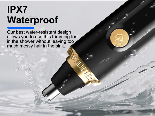 rechargeable nose and eyebrow trimmer