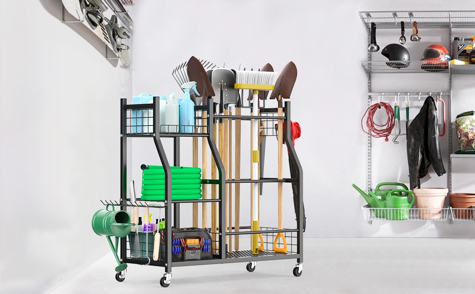 garage yard tool storage