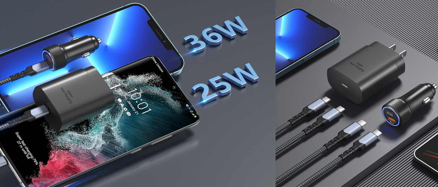 25w super fast car charger