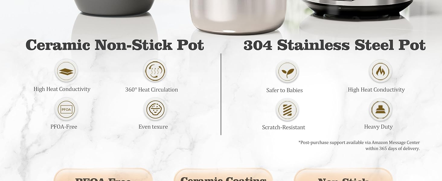 This cooker helps you master various cooking situations with ease.