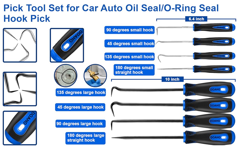 Precision Hook and Pick Tool kitPrecision Hook and Pick Tool Set