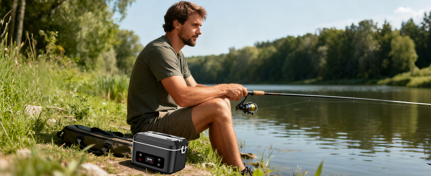 Cordless Electric Lunch Box for Adults, Heated Lunch Box Battery Powered with Automatic Heating