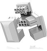 EZDIY-FAB GPU VGA PCIe 8 Pin U Turn 180 Degree Angle Connector Power Adapter Board for Desktop Gr...