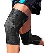 Sparthos Knee Compression Sleeves by (Pair) – Joint Protection and Support for Running, Sports, K...
