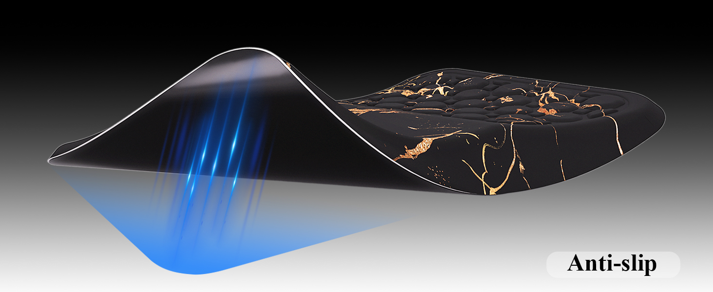 Keyboard wrist rest and mousepad