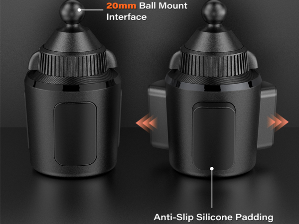 fits round car cup holders