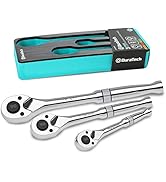 DURATECH 3-Piece Drive Ratchet, 1/4