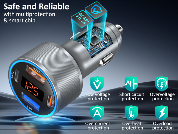 usb c cigarette lighter adapter