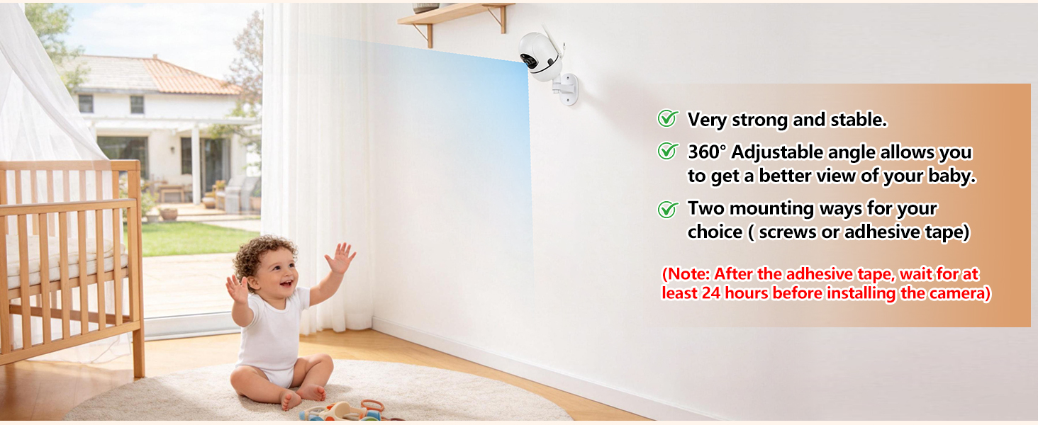 hello baby wall mount