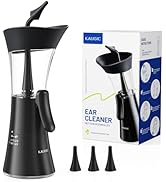 Upgraded Manual Ear Wax Removal Kit, 2-in-1 Water Tank Ear Irrigation Flushing System - Ergonomic...