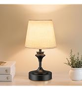 NIORSUN Portables Cordless Table Lamp, 10.2" Battery Operated Lamp, Bedside Table Lamp with Warm ...