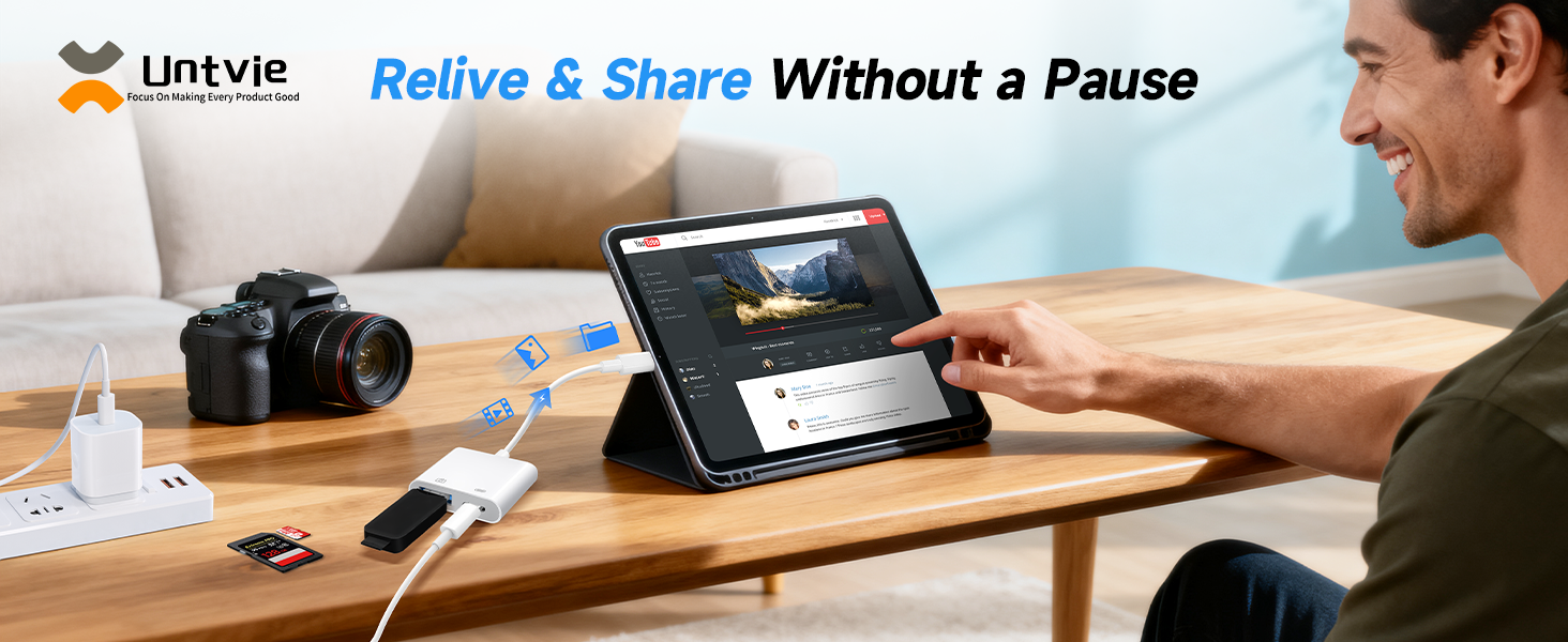 Lightning to USB Camera Adapter