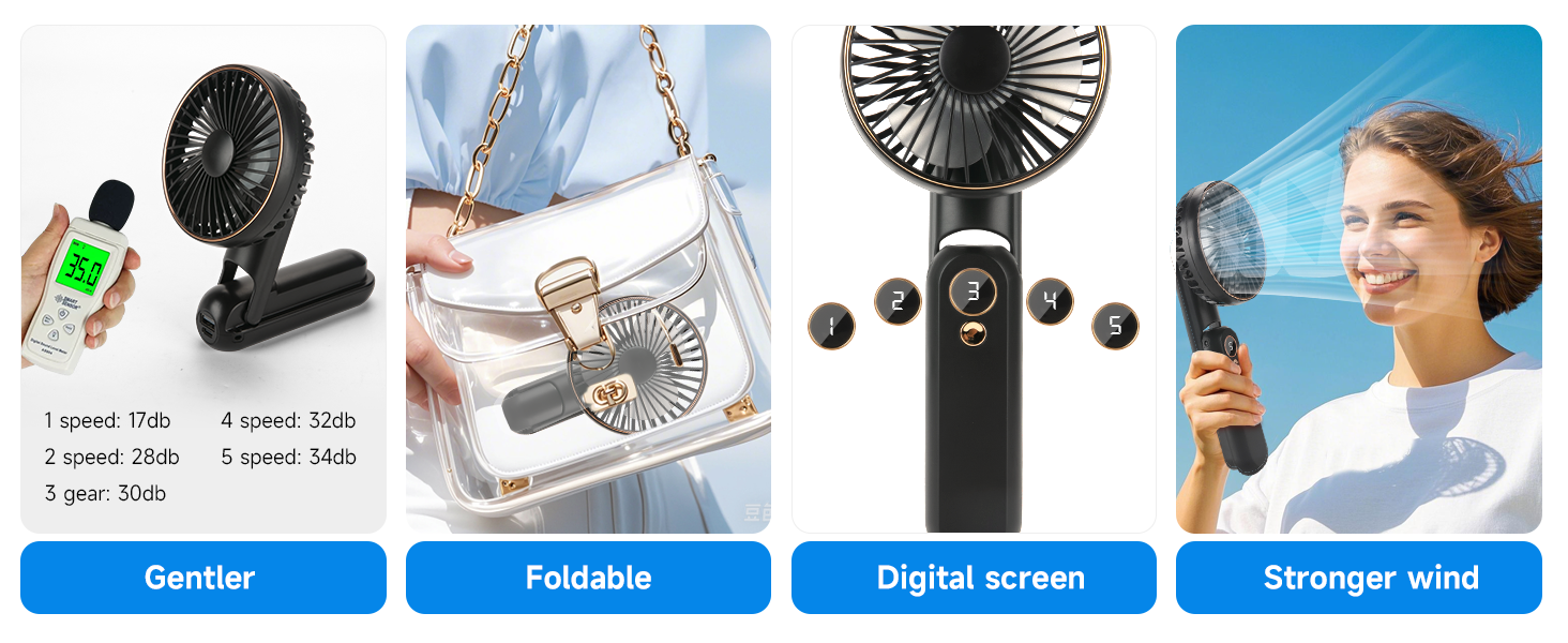 portable fan handheld hand held fans foldable handheld portable fan portable travel fan