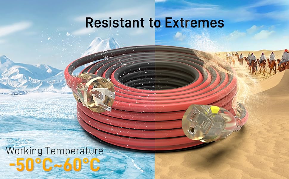 Resistant to Extremes, Working Temperature -50°-60°