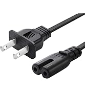 CHANZON Tv Power Cord Replacement for Samsung LG TCL Insignia Hp OfficeJet Envy Cannon Pixma Prin...