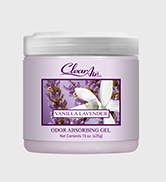 Clear Air Odor Absorber Gel - Air Freshener &amp; Odor Eliminator - Made with Essential Oils - Absorb...