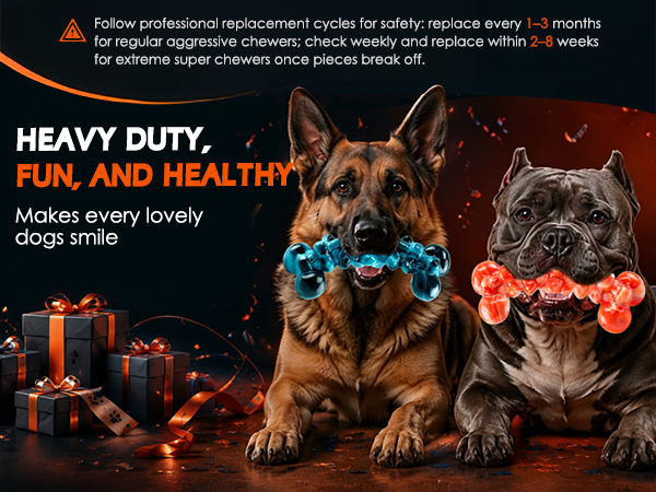 indestructible dog toy