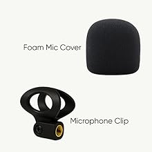 Microphone clip and covers