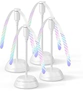 Edvision 4Pack Food Fan for Table, AA Battery Powered, Portable Fan with Flexible Gooseneck and S...