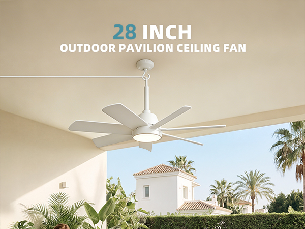 outdoor ceiling fan with light