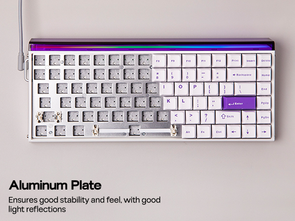 Hall Effect Keyboard with Neon RGB Light Box