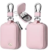Ephoou Earphone Case for AirPods 4/3/ 2/1/ AirPods Pro 3 with Carabiner, PU Leather Pouch Bag wit...