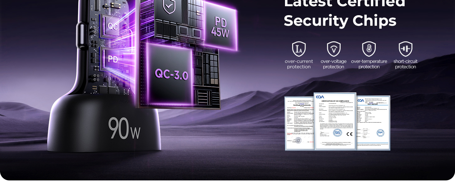 Super Fast Charging Cigarette Lighter Adapter