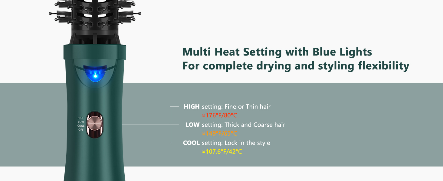 3 heat setting