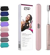 Pop Sonic Go Plus Travel Electric Toothbrush (Rose Gold) | 2 Speeds w/ 18000-24000 Vibrations Per...