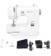 SINGER M1000 Mending Machine (White) with Accessories | 4 Built in Stitches deliver 32 Stitch Ap...