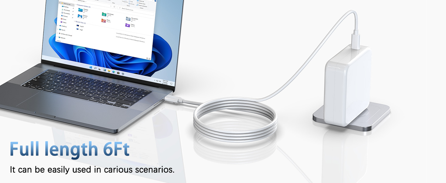 1 100W MAC BOOK USB C LAPTOP CHARGER