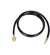 GasSaf 6FT Quick Connect Propane Hose for RV to Grill, 1/4" Quick Disconnect Lp Gas Line Connects...