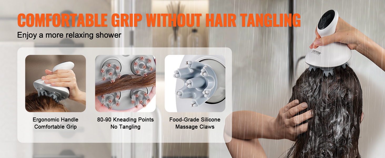 portable electric scalp massager