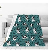 Dog Throw Blanket Soft Flannel Blanket 60"x50" in Bed Blanket Home Decor for Room Sofa Couch All ...