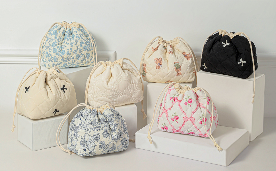 Coquette Aesthetic Cute Travel Toiletry Bag